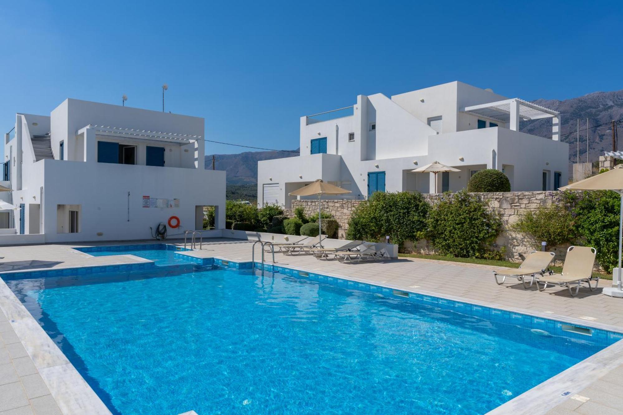 Triton Sea View Villa Georgioupoli Buitenkant foto