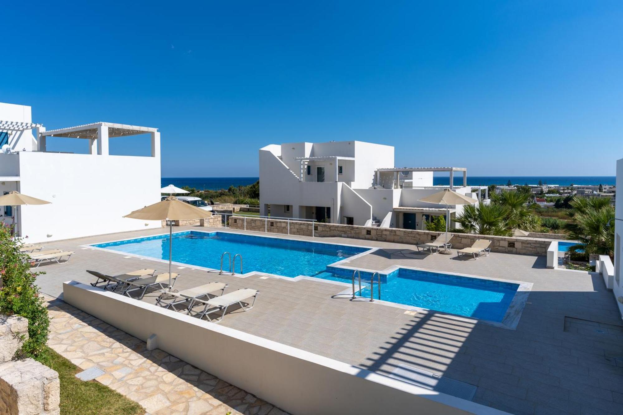 Triton Sea View Villa Georgioupoli Buitenkant foto